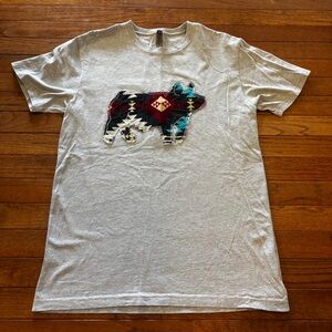 Womens show pig t-shirt size M